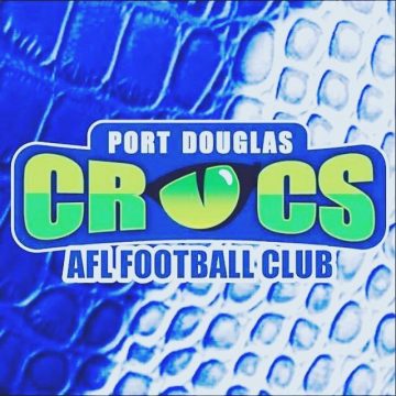 Port Douglas Crocs Logo Blue