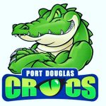 Port Douglas Crocs Logo green croc